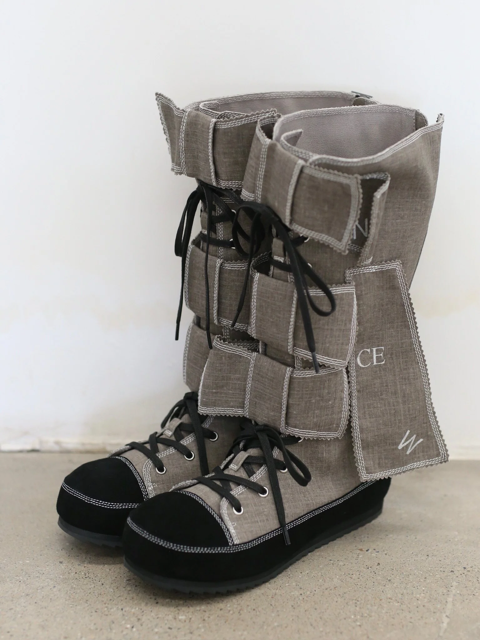 VeniceW Paper Boots VCW-S-27-coal - Image 3