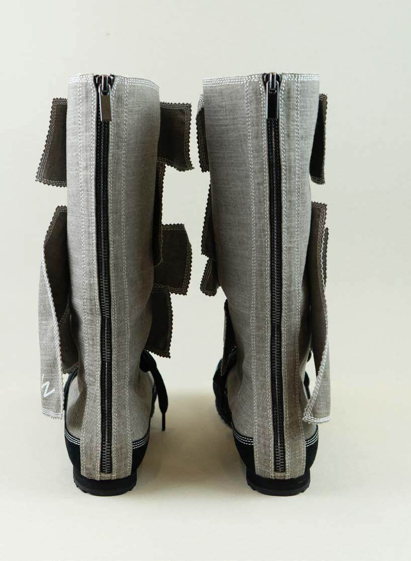 VeniceW Paper Boots VCW-S-27-coal - Image 8