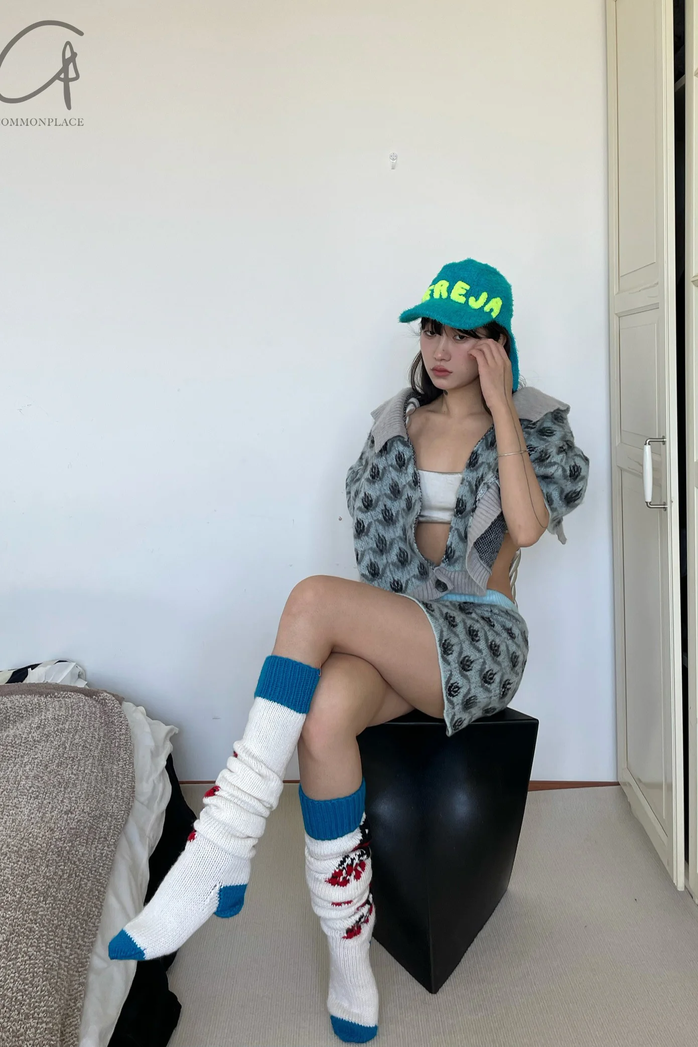 VEREJA blue baseball cap FW22BBC1 - Image 7