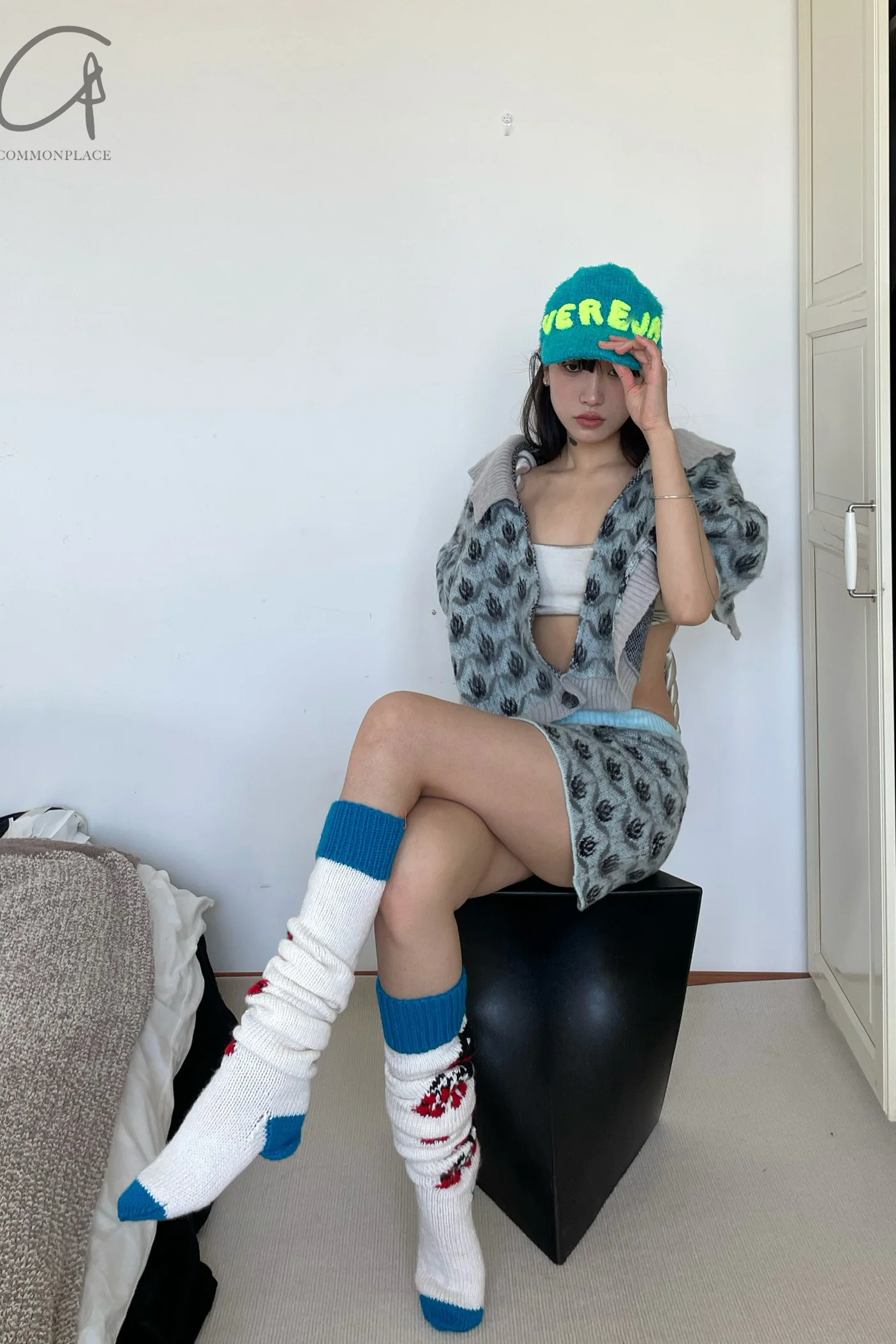 VEREJA blue baseball cap FW22BBC1 - Image 8