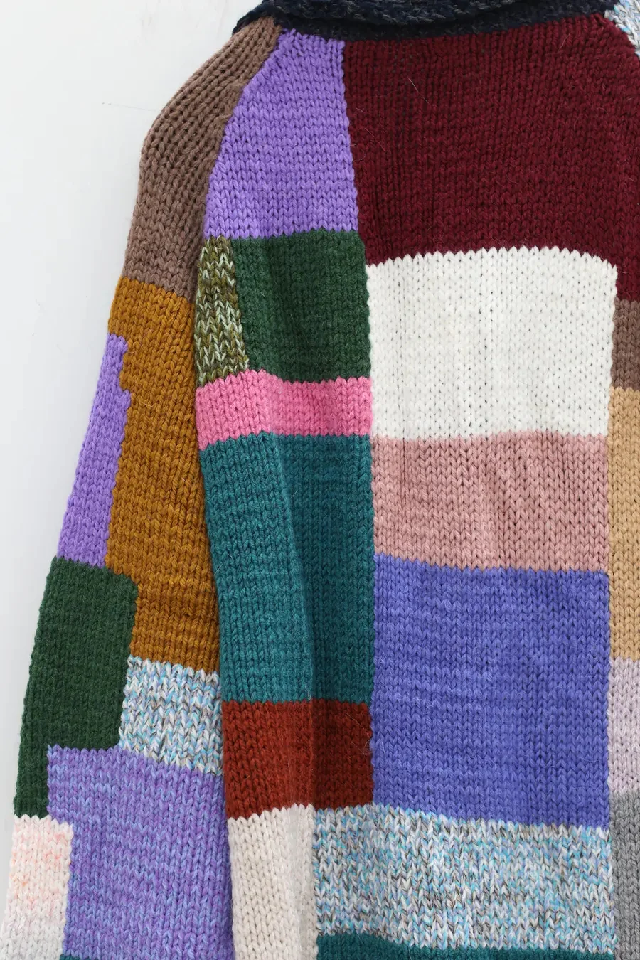 VEREJA color block long cardigan FW23CBLC1 - Image 5