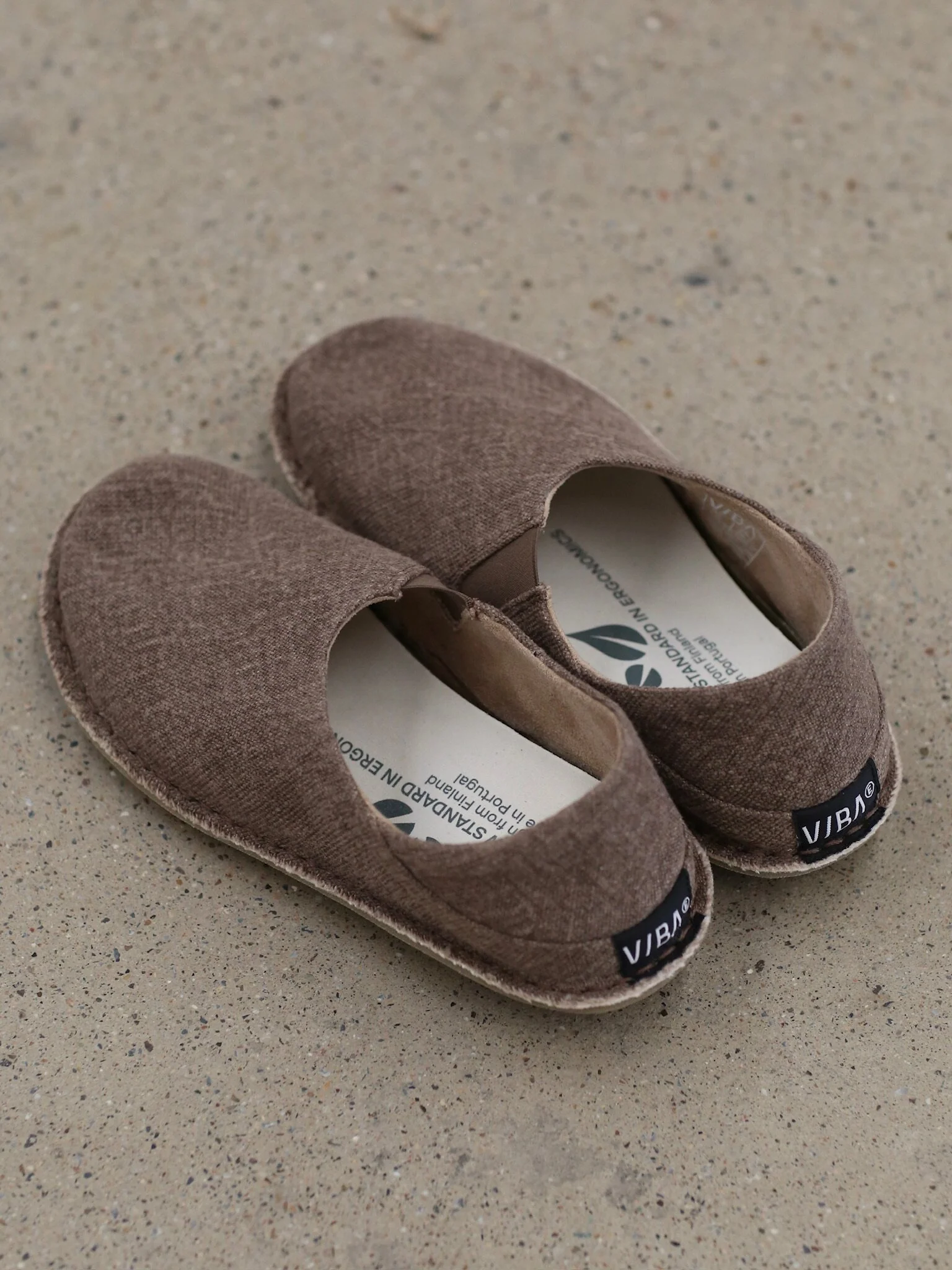 VIBAe Portuguese handmade ZUMA linen shoes, designed for comfort, durability, and lightweight. Honest VIBA-ZUMA Linen-OB Oak Brown (ZUMA Linen) - Image 3