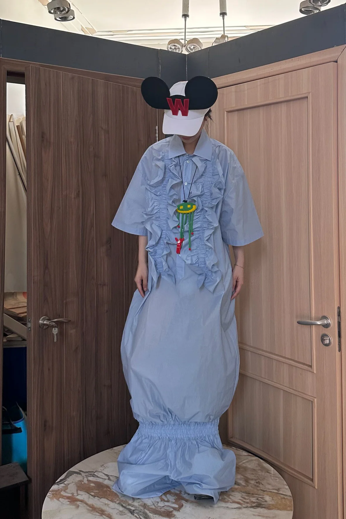 Walter Van Beirendonck 24 Spring/Summer Hat WVB-9004-BAI White - Image 10