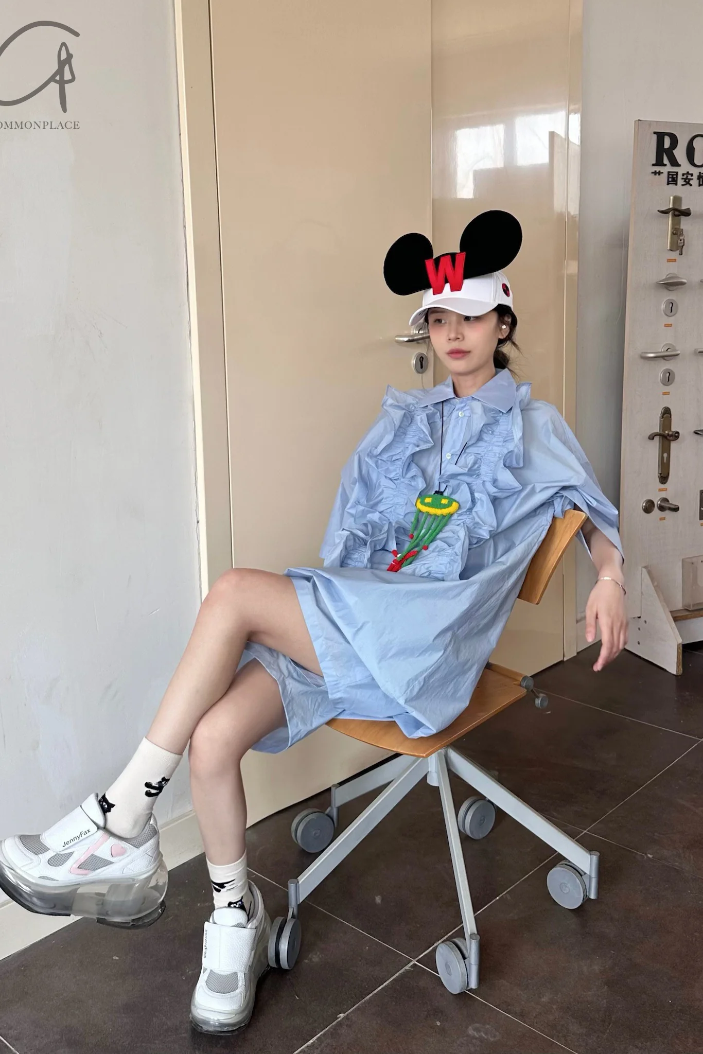 Walter Van Beirendonck 24 Spring/Summer Hat WVB-9004-BAI White - Image 6