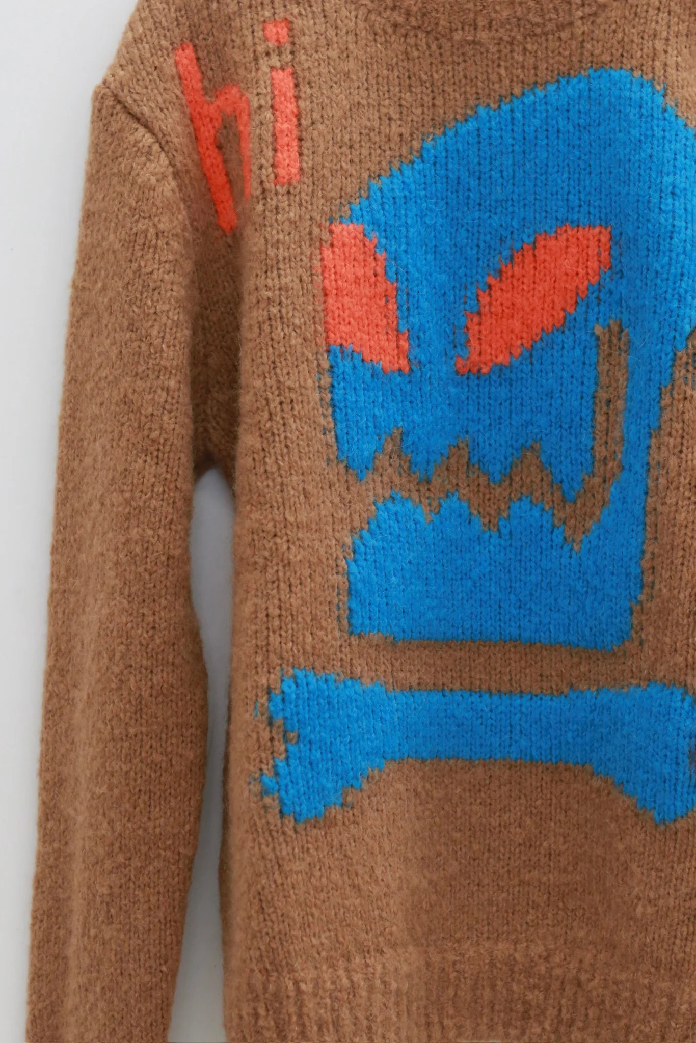 Walter Van Beirendonck Fall/Winter 2025 Sweater WVB-5007-Camel - Image 2