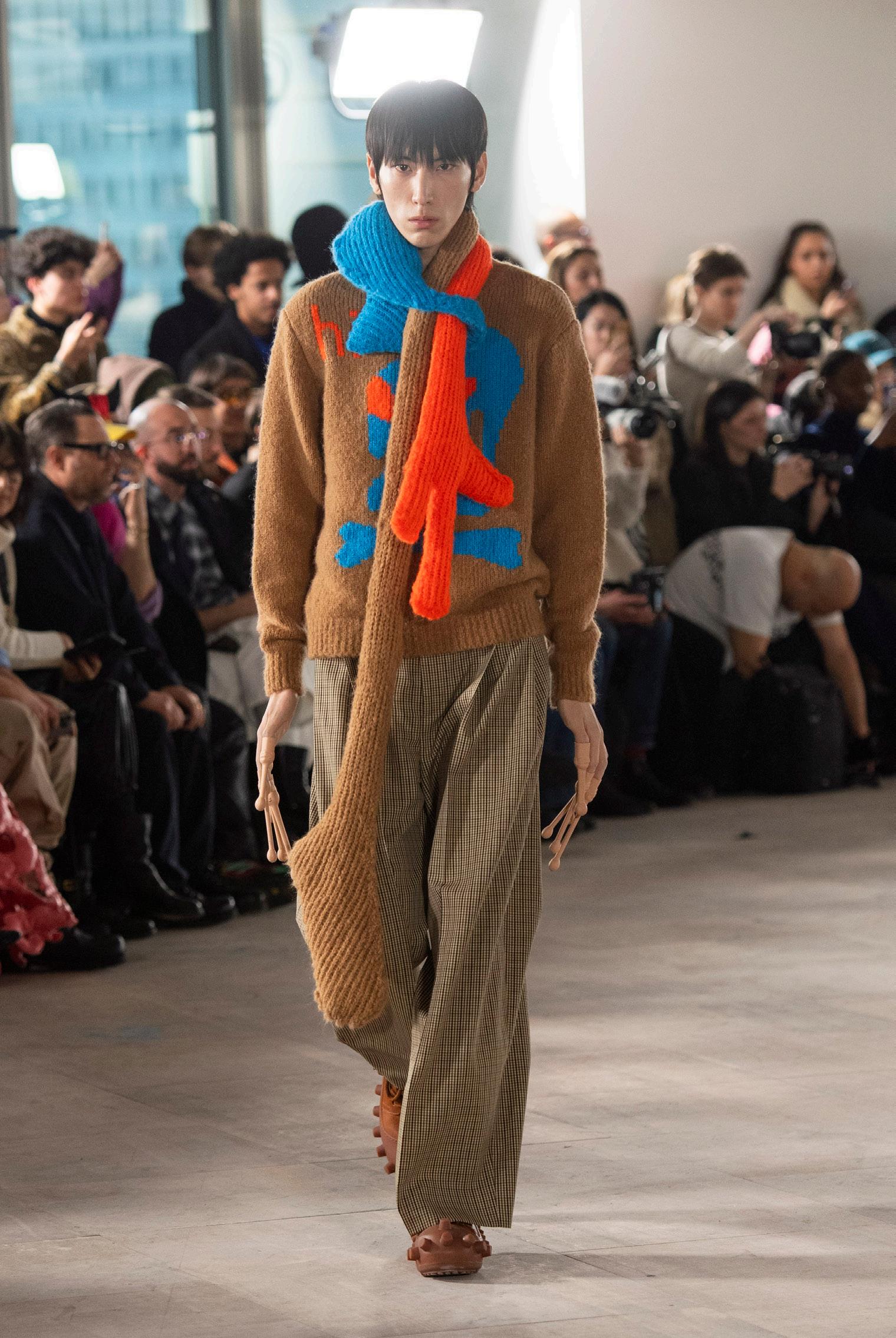 Walter Van Beirendonck Fall/Winter 2025 Sweater WVB-5007-Camel - Image 5