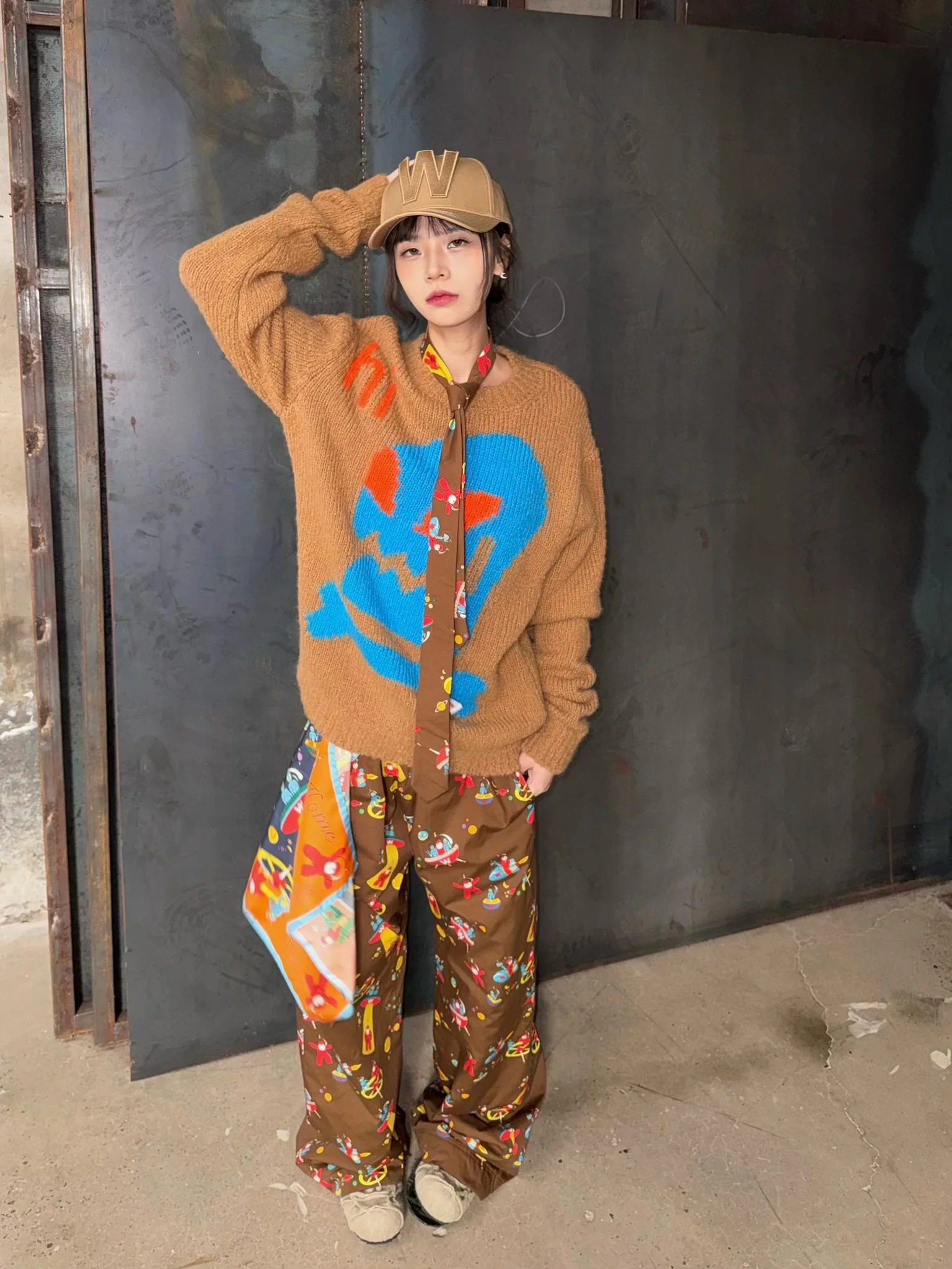 Walter Van Beirendonck Fall/Winter 2025 Sweater WVB-5007-Camel - Image 6