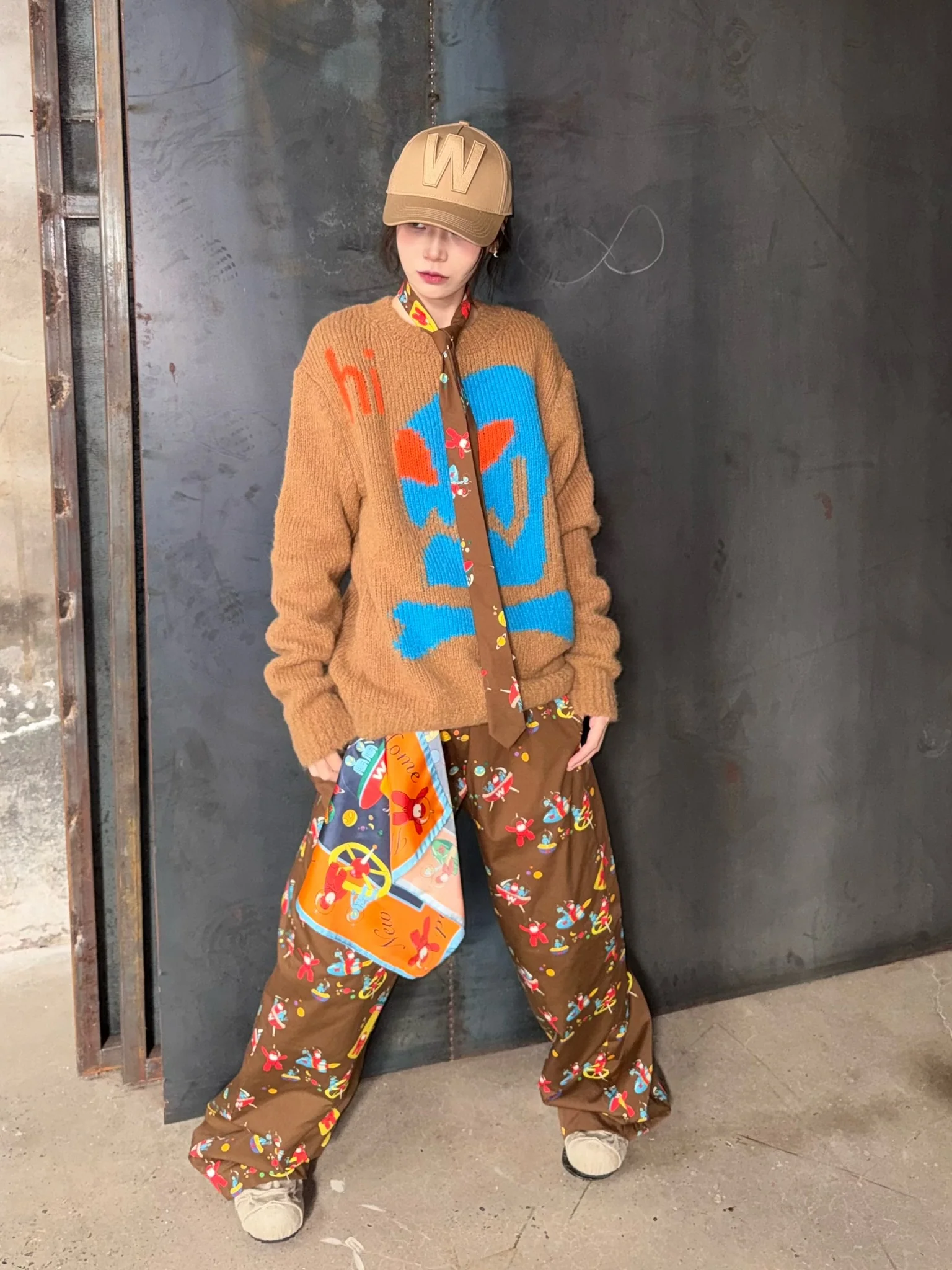 Walter Van Beirendonck Fall/Winter 2025 Sweater WVB-5007-Camel - Image 7