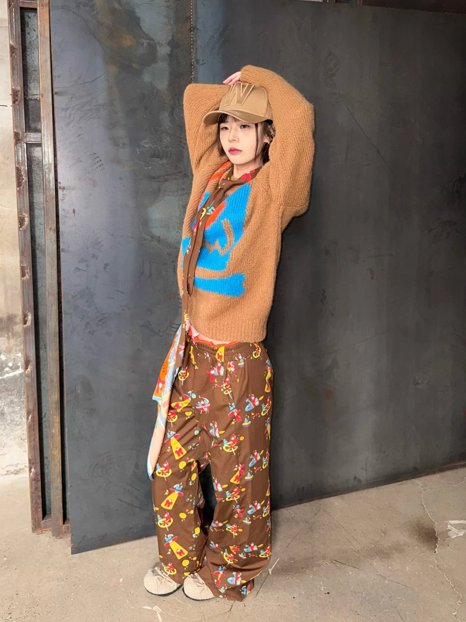 Walter Van Beirendonck Fall/Winter 2025 Sweater WVB-5007-Camel - Image 8