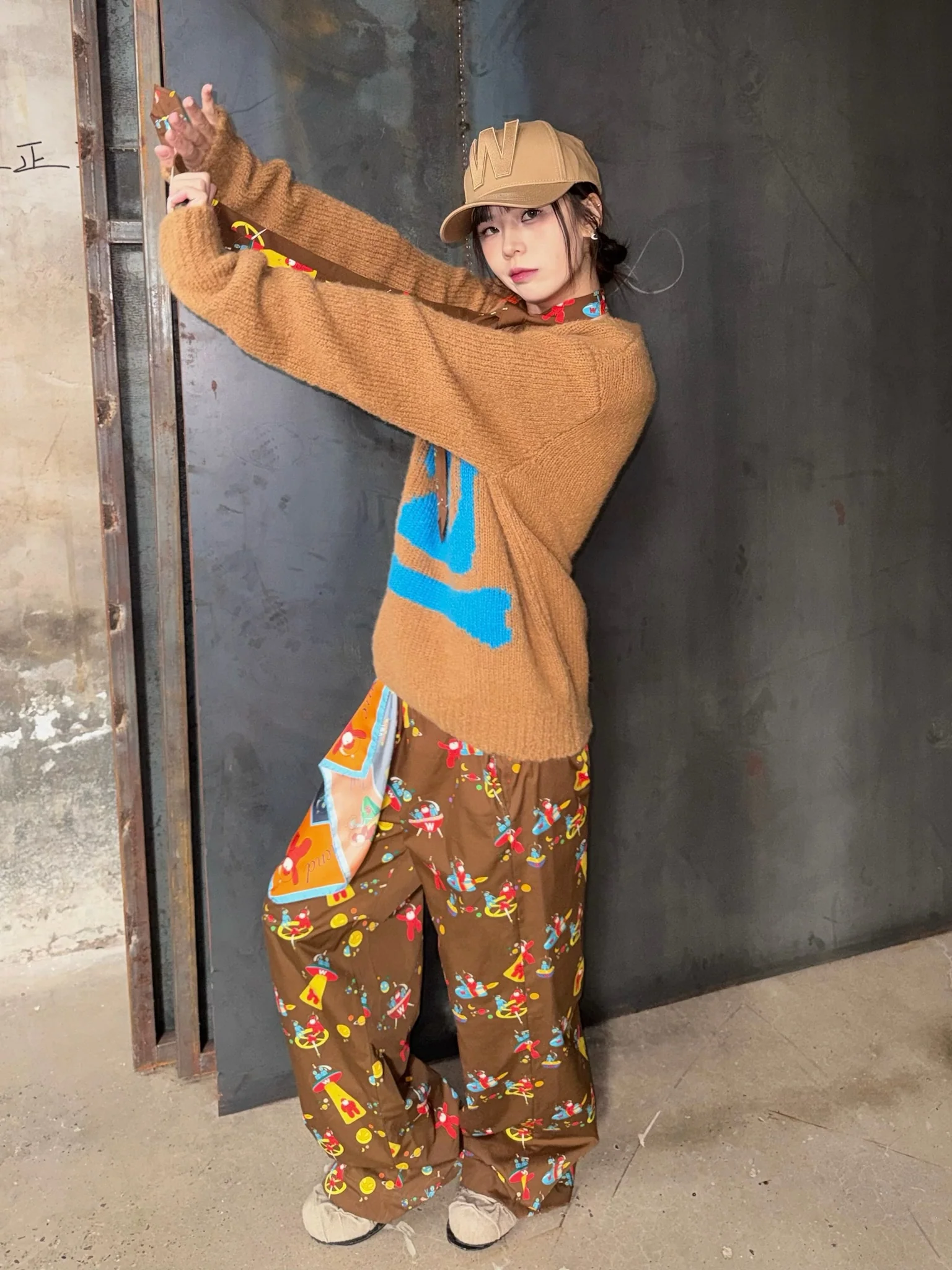 Walter Van Beirendonck Fall/Winter 2025 Sweater WVB-5007-Camel - Image 9