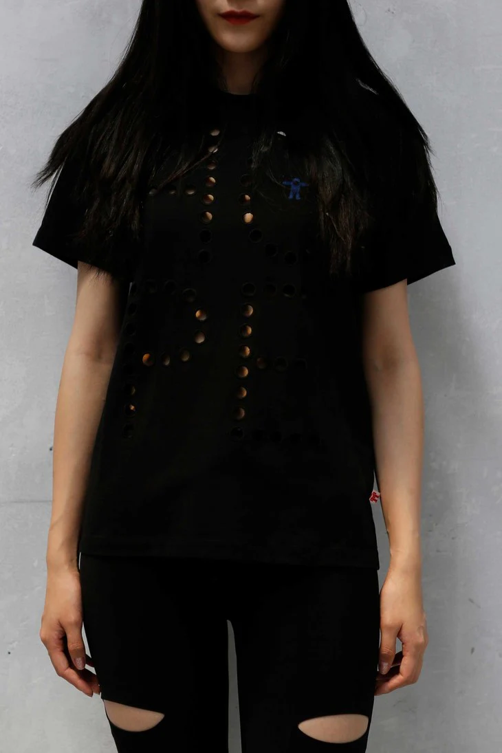 Walter Van Beirendonck (Hope T-shirt-black) 8003 Hope-T-Shirt cc27 black UNI - Image 7