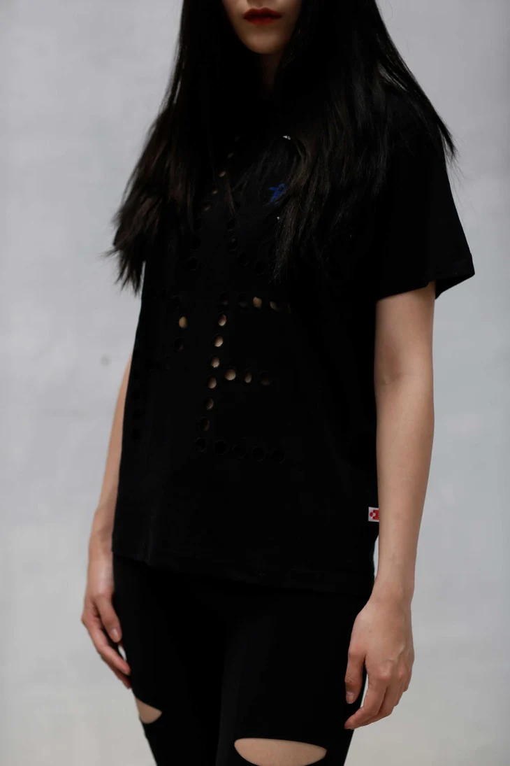 Walter Van Beirendonck (Hope T-shirt-black) 8003 Hope-T-Shirt cc27 black UNI - Image 8