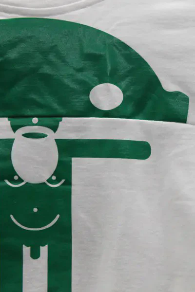 Walter van beirendonck profile T-shirt 8014Cube+print white UNI - Image 3