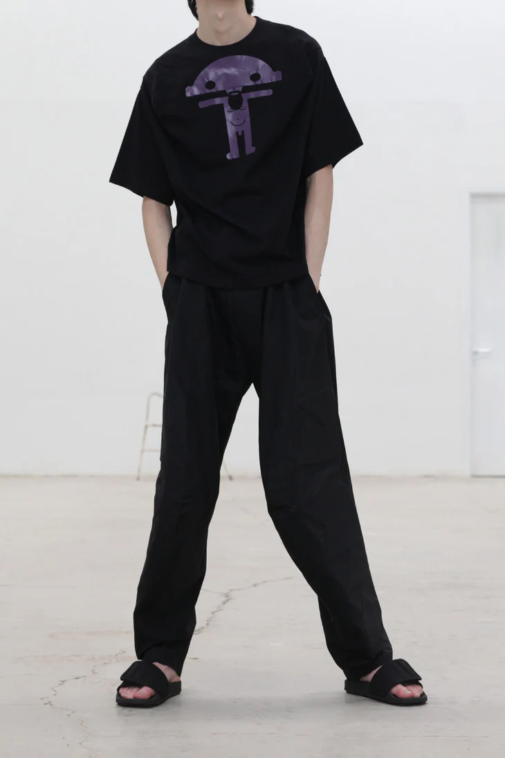 walter van beirendonck short sleeve 8014 cube-T blackUNI - Image 3