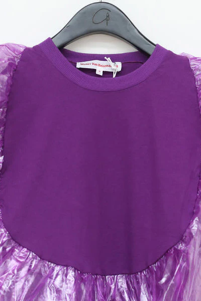 Walter Van Beirendonck unisex frill embellished knitted T-shirt 8014 - Image 3