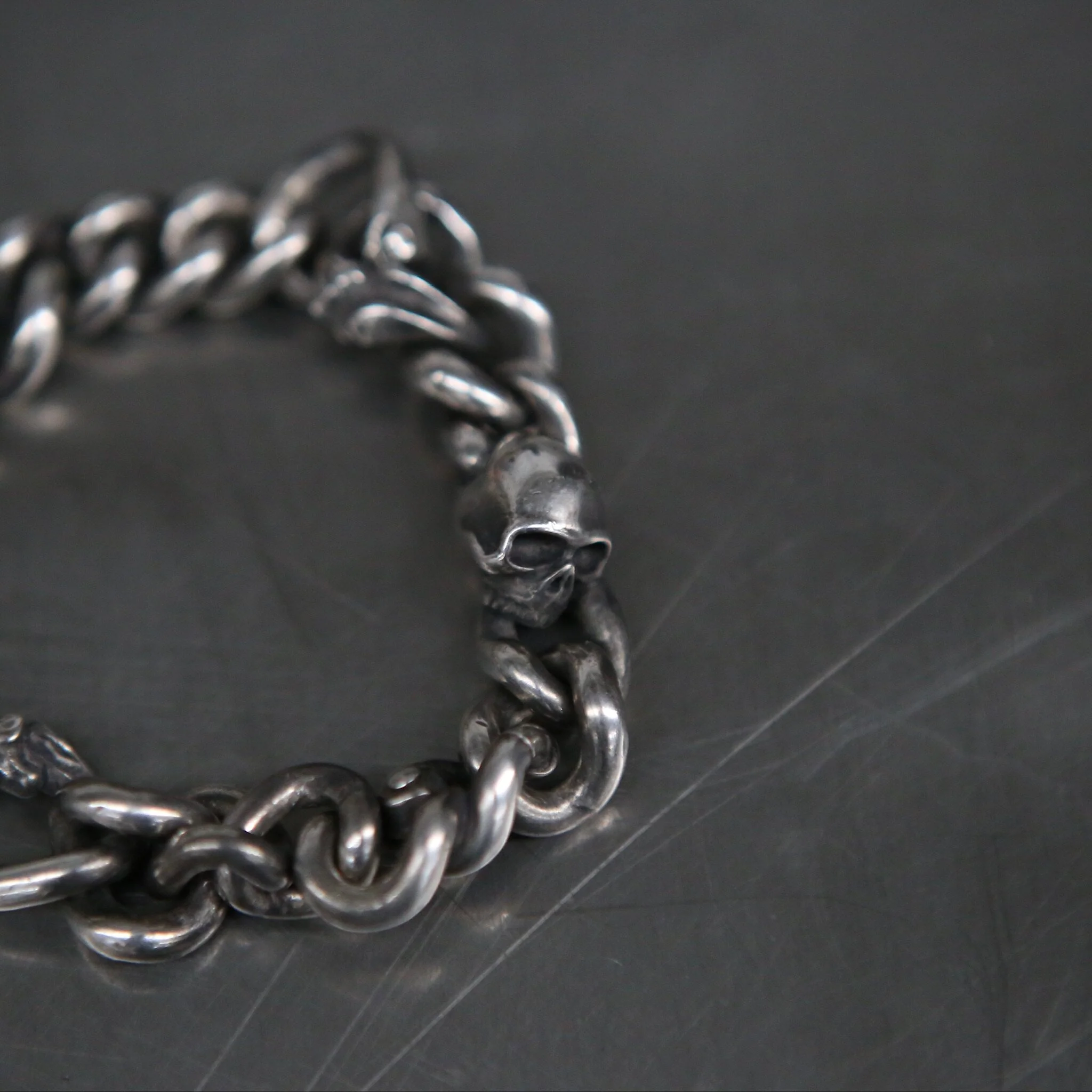 WERKSTATT MUNCHEN 925 Sterling Silver Skull Series Ring/Earrings/Bracelet/Necklace, Germany WM-M2711-TW (M1831) - Image 4
