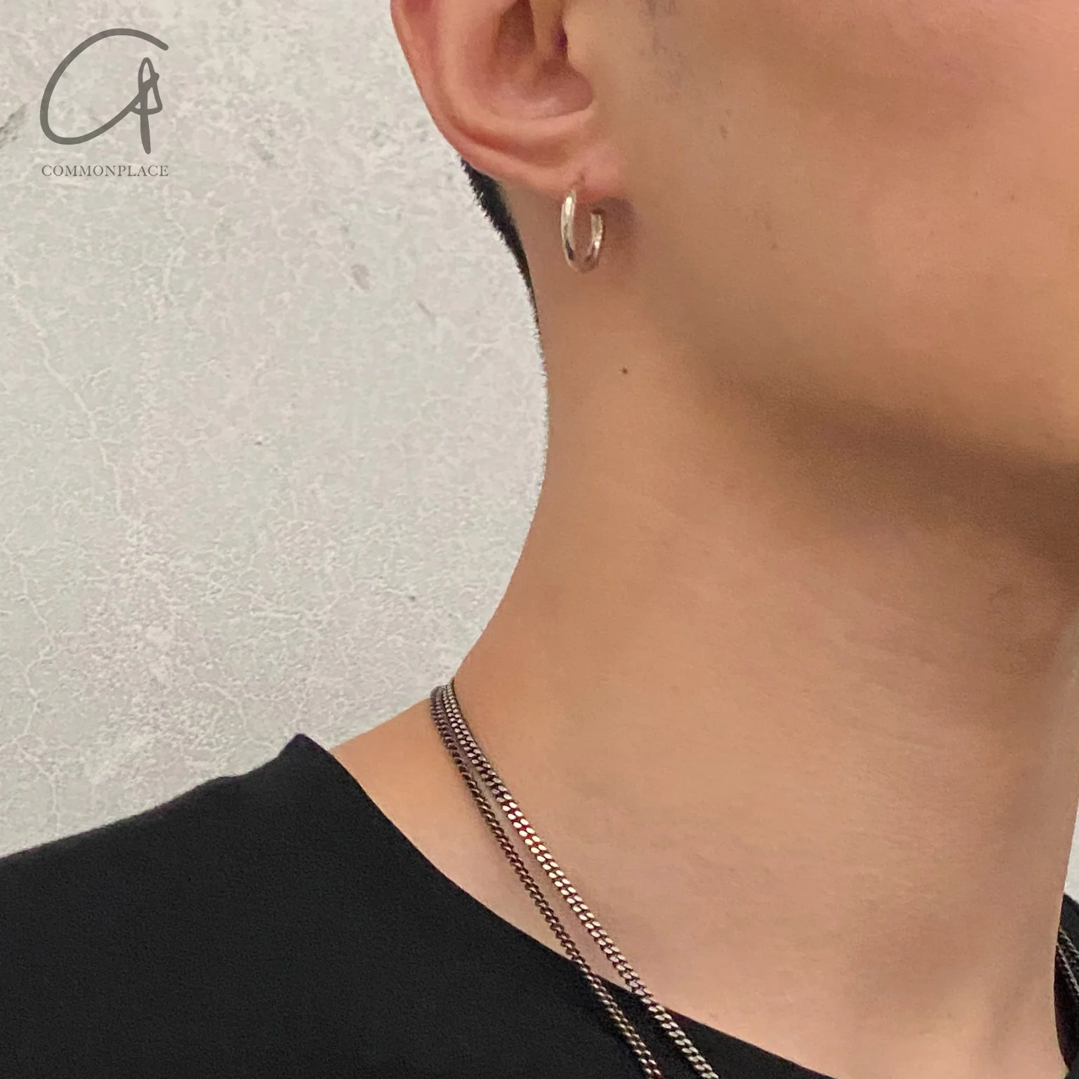 WERKSTATT MUNCHEN hammered hoop earrings M4503 HA PWM10 - Image 8