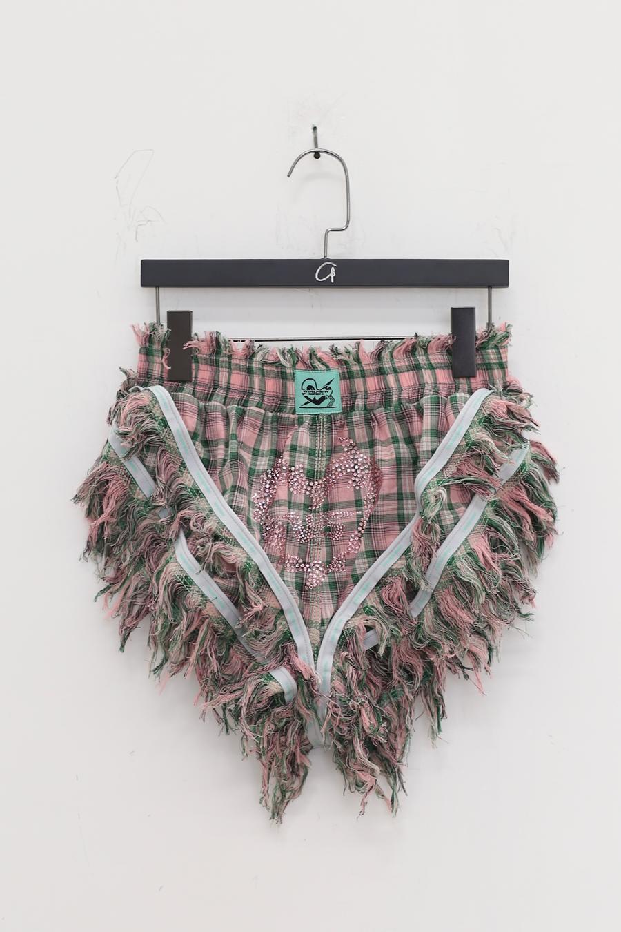 WINDOWSEN Check Shorts SS22P006PK Pink PW17