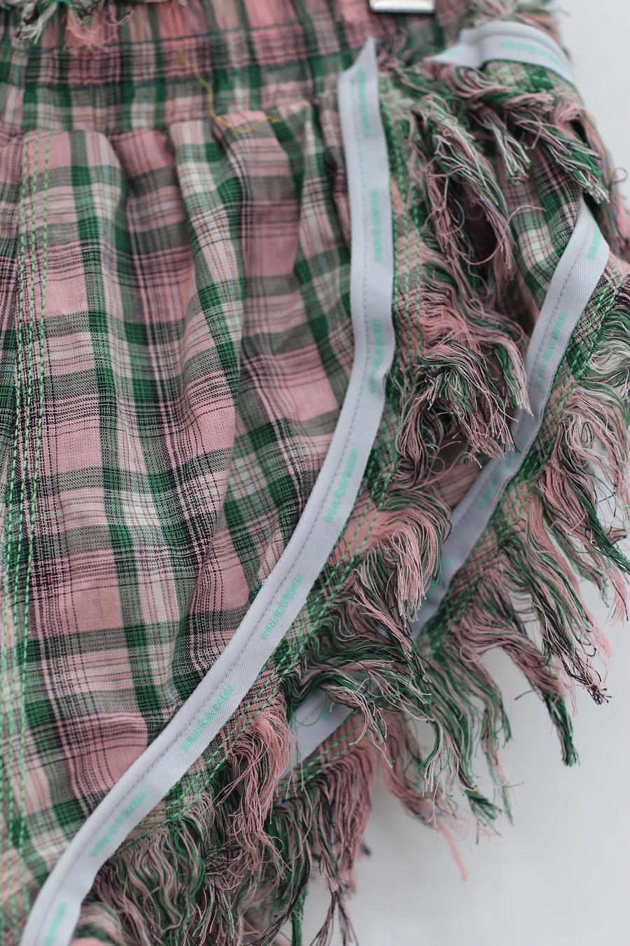 WINDOWSEN Check Shorts SS22P006PK Pink PW17 - Image 7