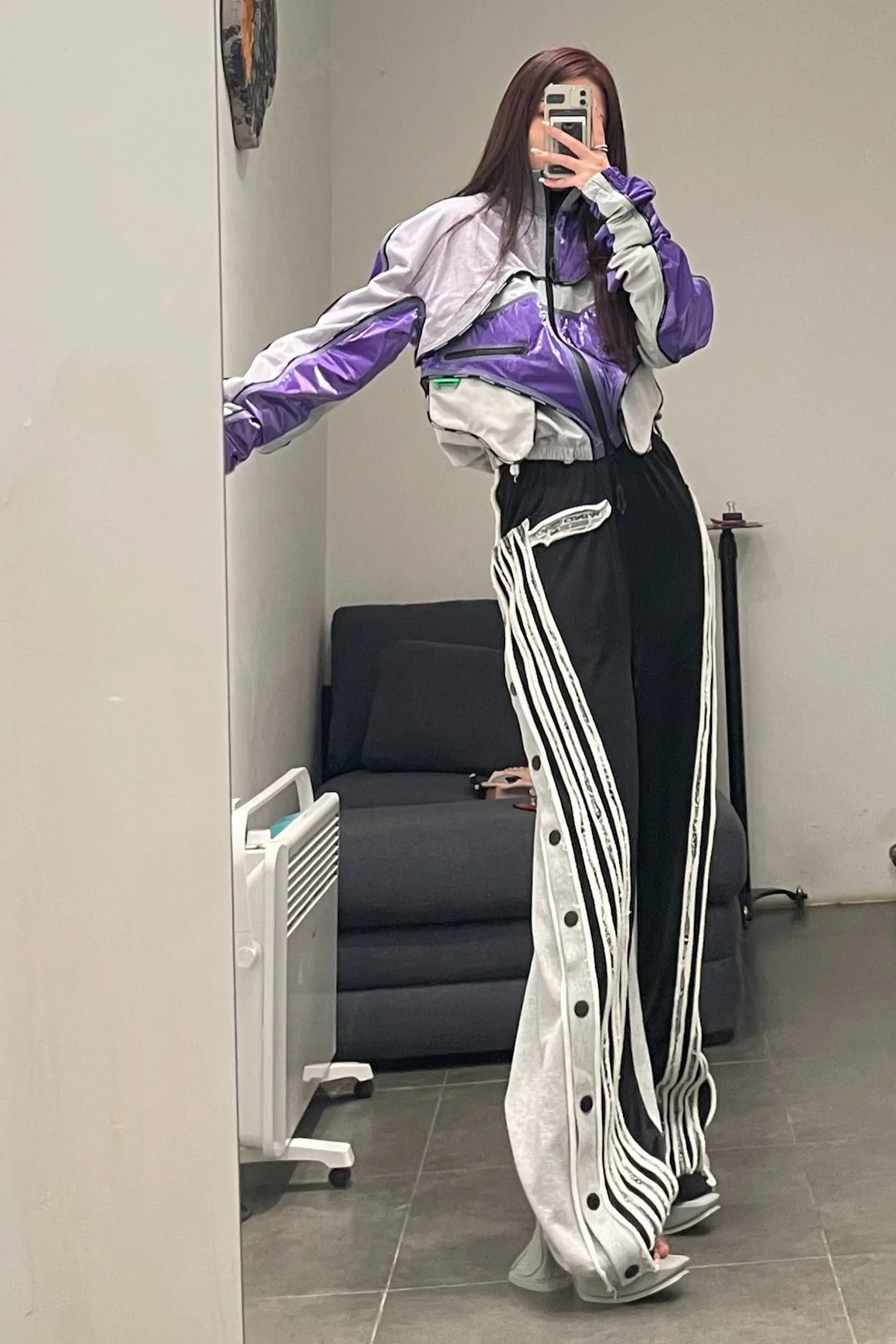 WINDOWSEN Colorblock Foil Jacket WA21-G1-04-C2-0 - Image 8