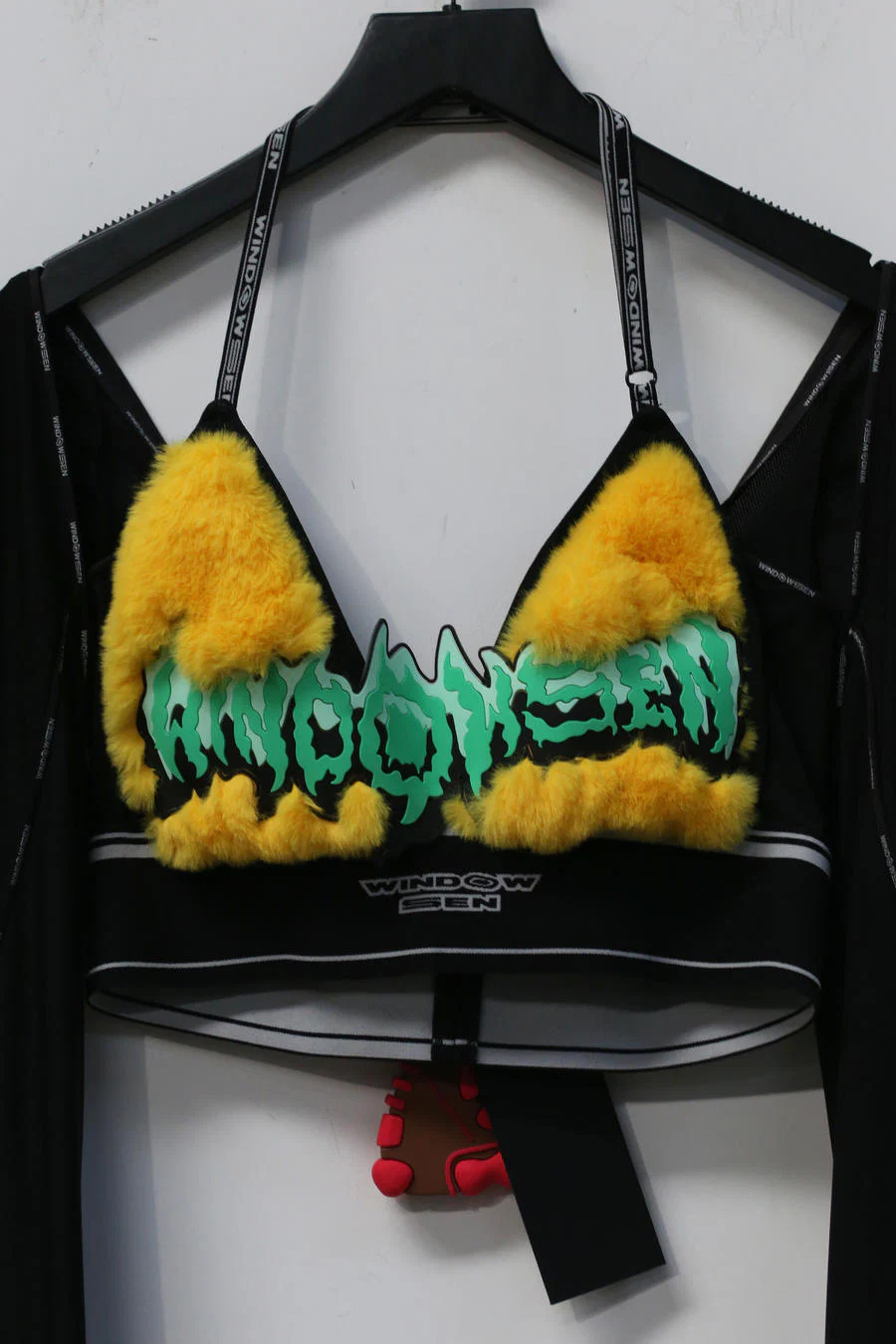WINDOWSEN Fur Track Top WA21-G2-06-C3 Black & Yellow PW2 - Image 2