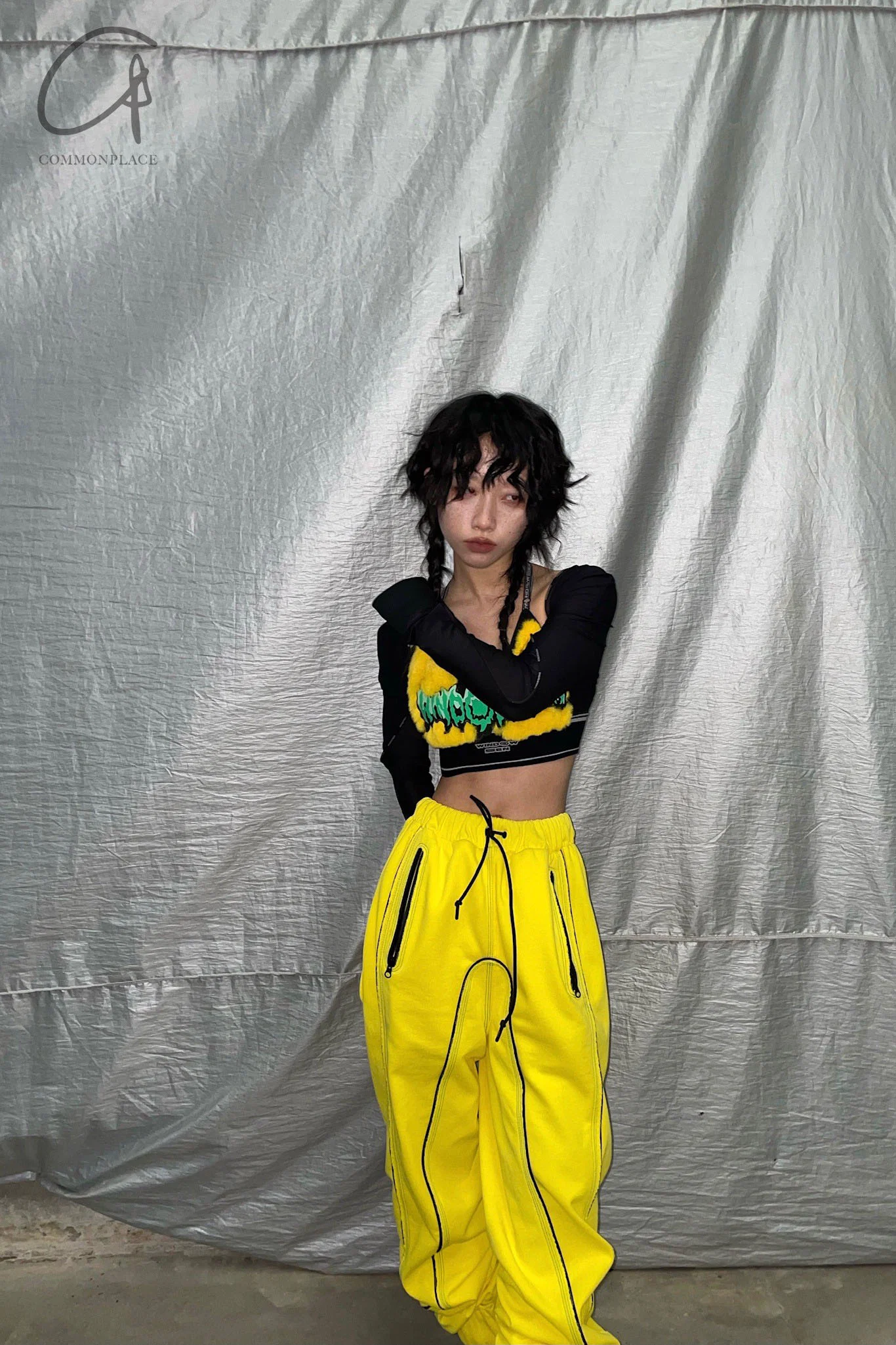 WINDOWSEN Line Sweatpants WA21-G4-A15-C3-0-0 Yellow PW11 - Image 10