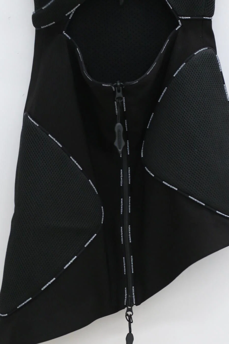 WINDOWSEN Mesh Colorblock Dress SS22D004BK - Image 4