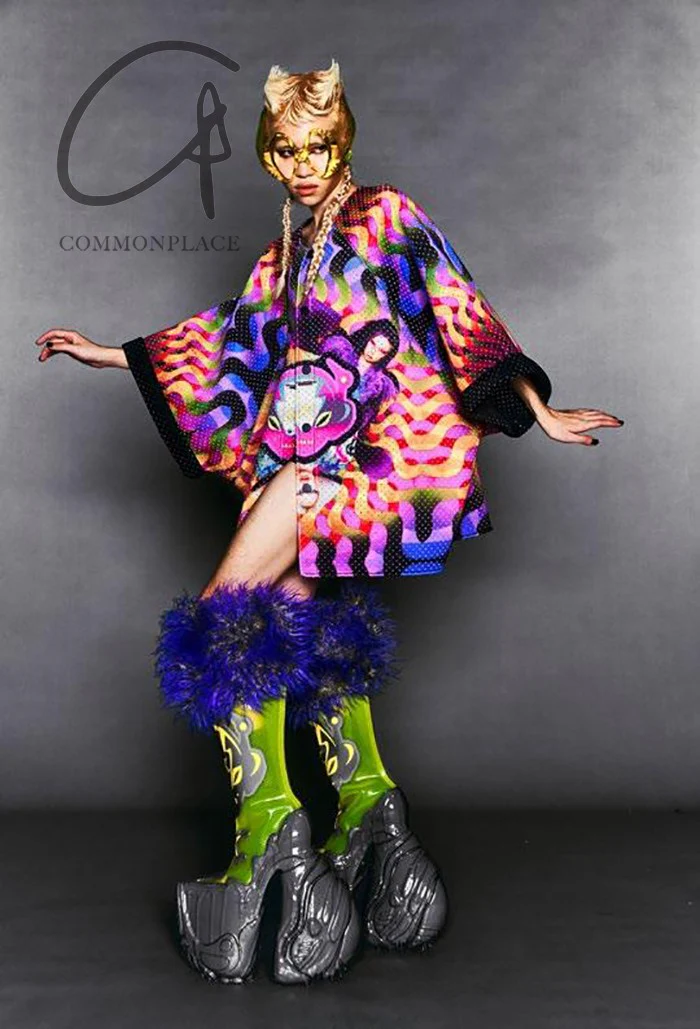 WINDOWSEN Patterned Button Jacket 24J002PP - Image 5