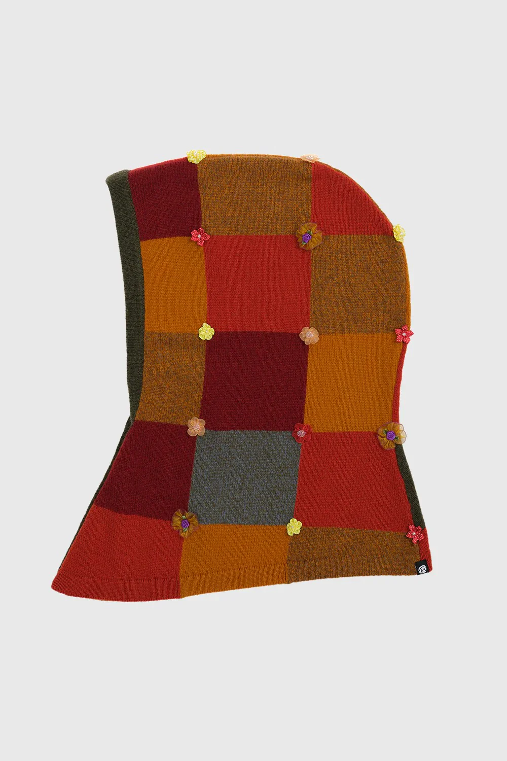 YANYAN KNITS 2025 Fall/Winter Plaid Hooded Top YYK-YYW24-1732-CHENG Orange - Image 5