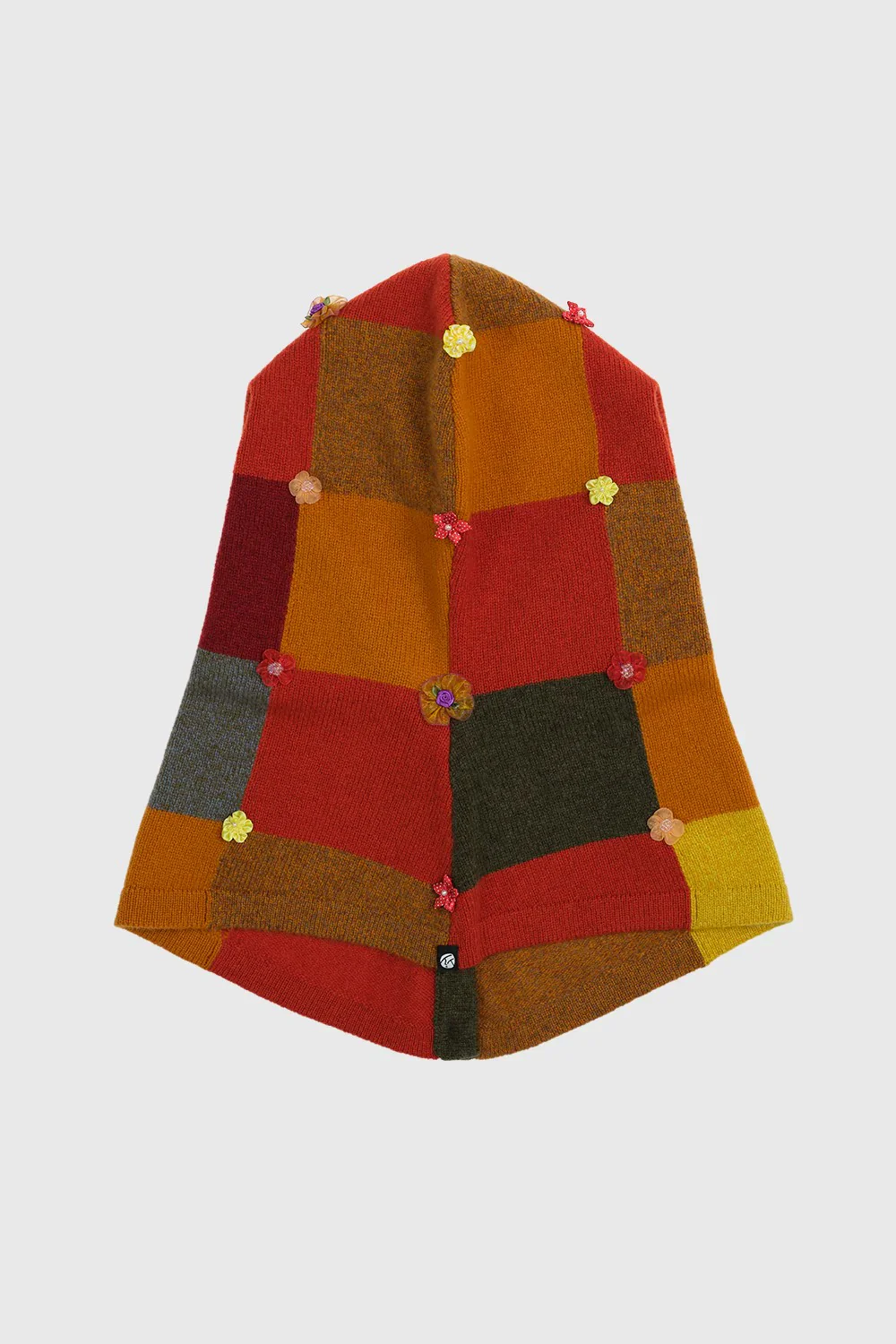 YANYAN KNITS 2025 Fall/Winter Plaid Hooded Top YYK-YYW24-1732-CHENG Orange - Image 6
