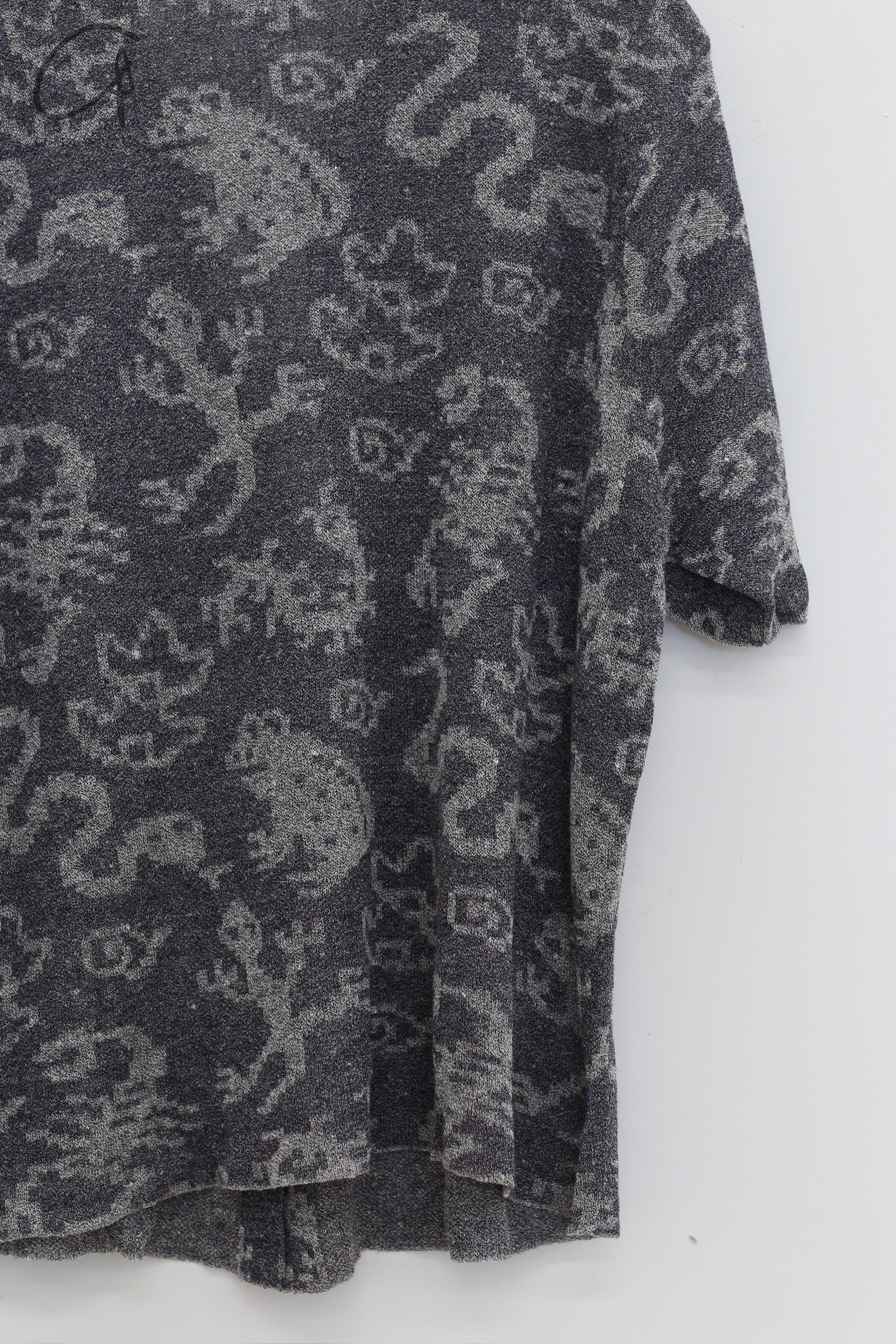 YANYAN KNITS 24 Autumn and Winter Linen Beach Shirt YYK-YYW24-1081-HUI Gray - Image 3