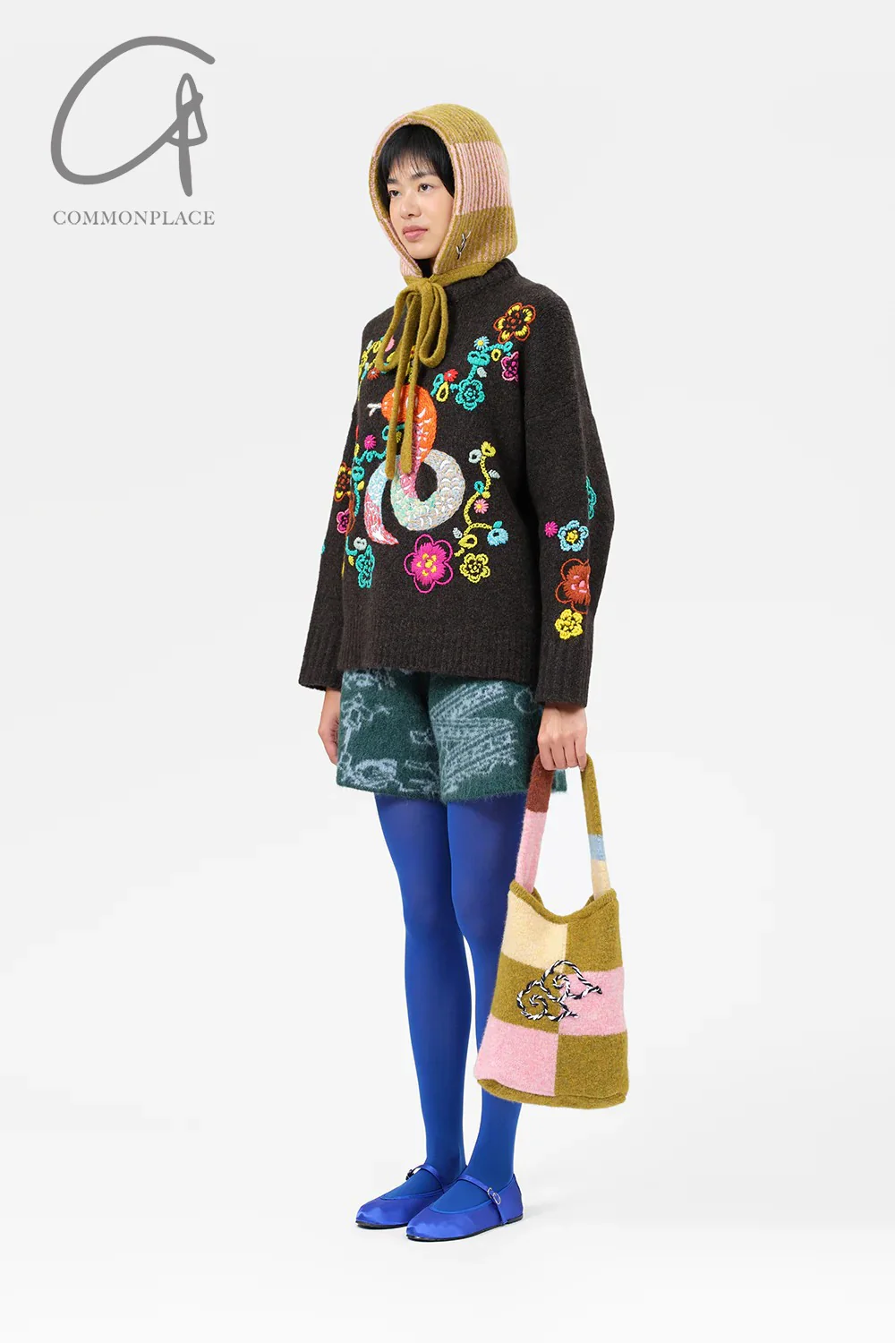 YANYAN KNITS 24 Autumn and Winter Snake Sweater YYK-YYW23-2032-ZONG Brown - Image 7
