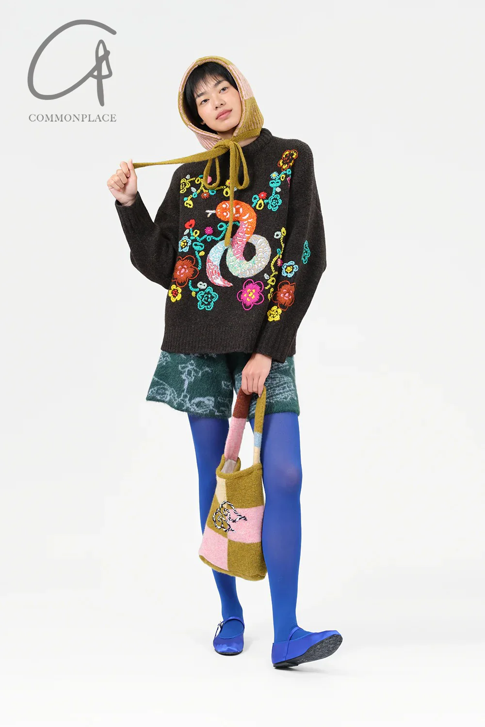 YANYAN KNITS 24 Autumn and Winter Snake Sweater YYK-YYW23-2032-ZONG Brown - Image 8