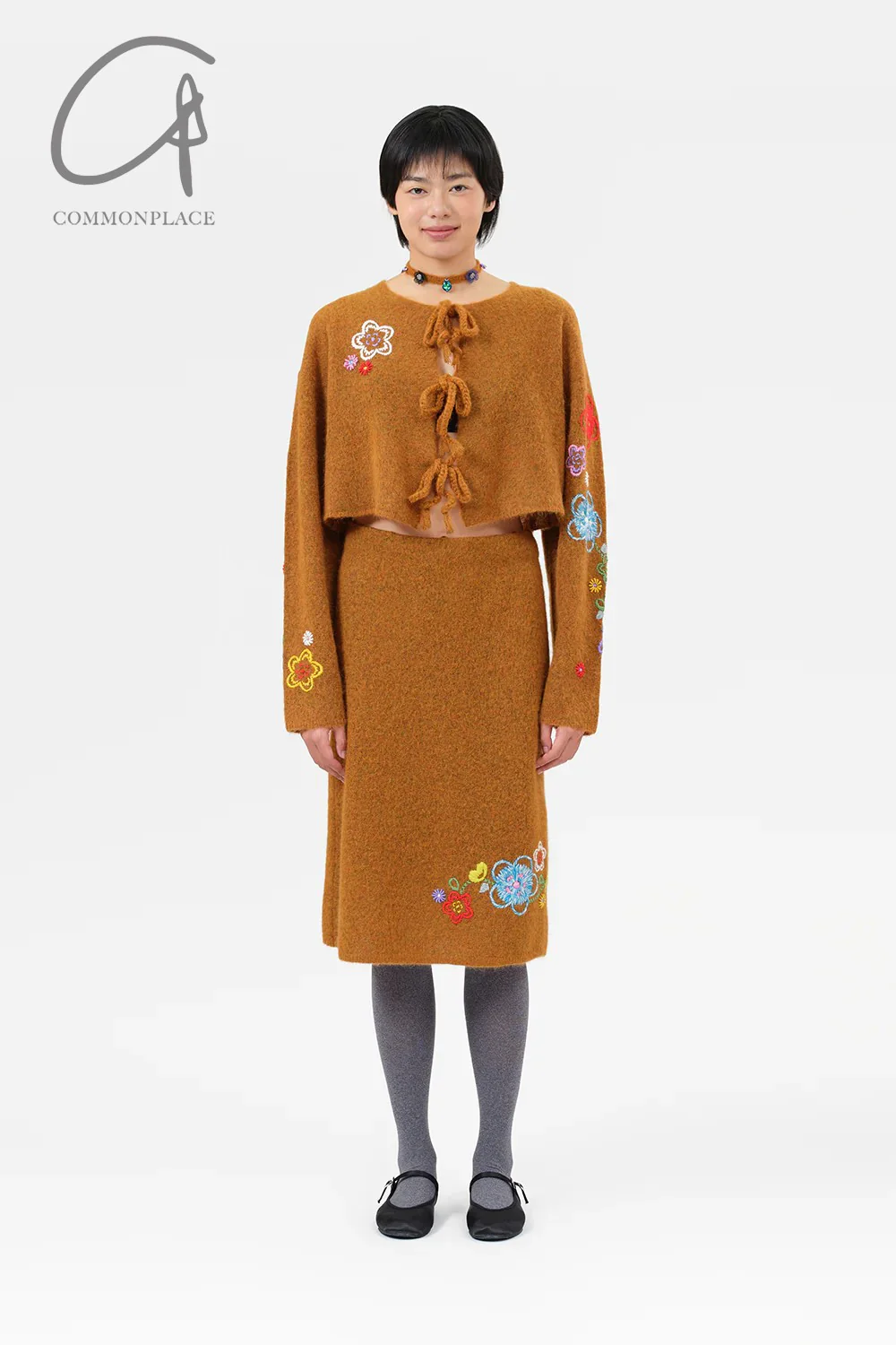 YANYAN KNITS Alpaca Knitted Sweater/Pencil Skirt YYK-YYW24-1941-HUANG Top - Image 6