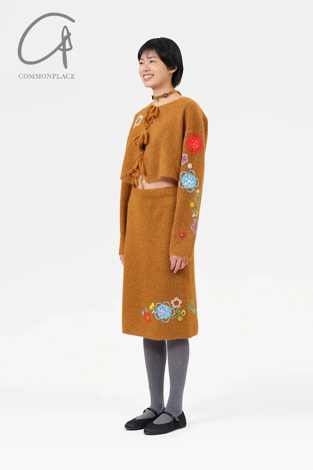 YANYAN KNITS Alpaca Knitted Sweater/Pencil Skirt YYK-YYW24-1941-HUANG Top - Image 7