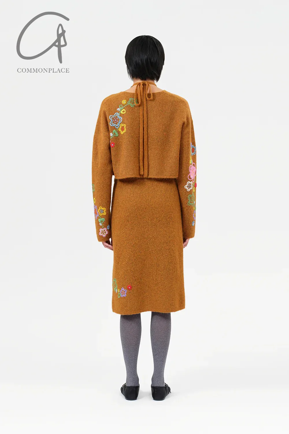 YANYAN KNITS Alpaca Knitted Sweater/Pencil Skirt YYK-YYW24-1941-HUANG Top - Image 8