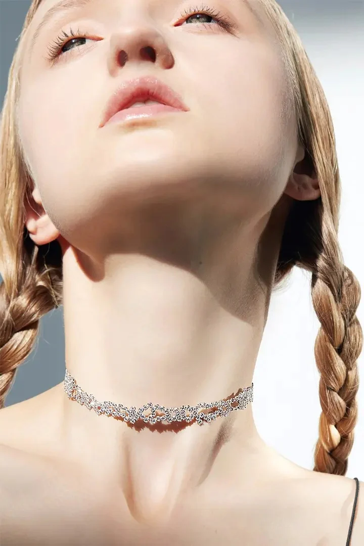 YVMIN E.G.2020 Irregular Pavé Collar 20087 - Image 2