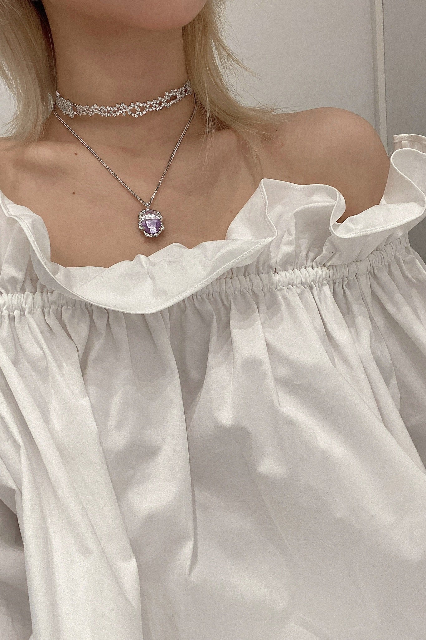YVMIN E.G.2020 Irregular Pavé Collar 20087 - Image 9