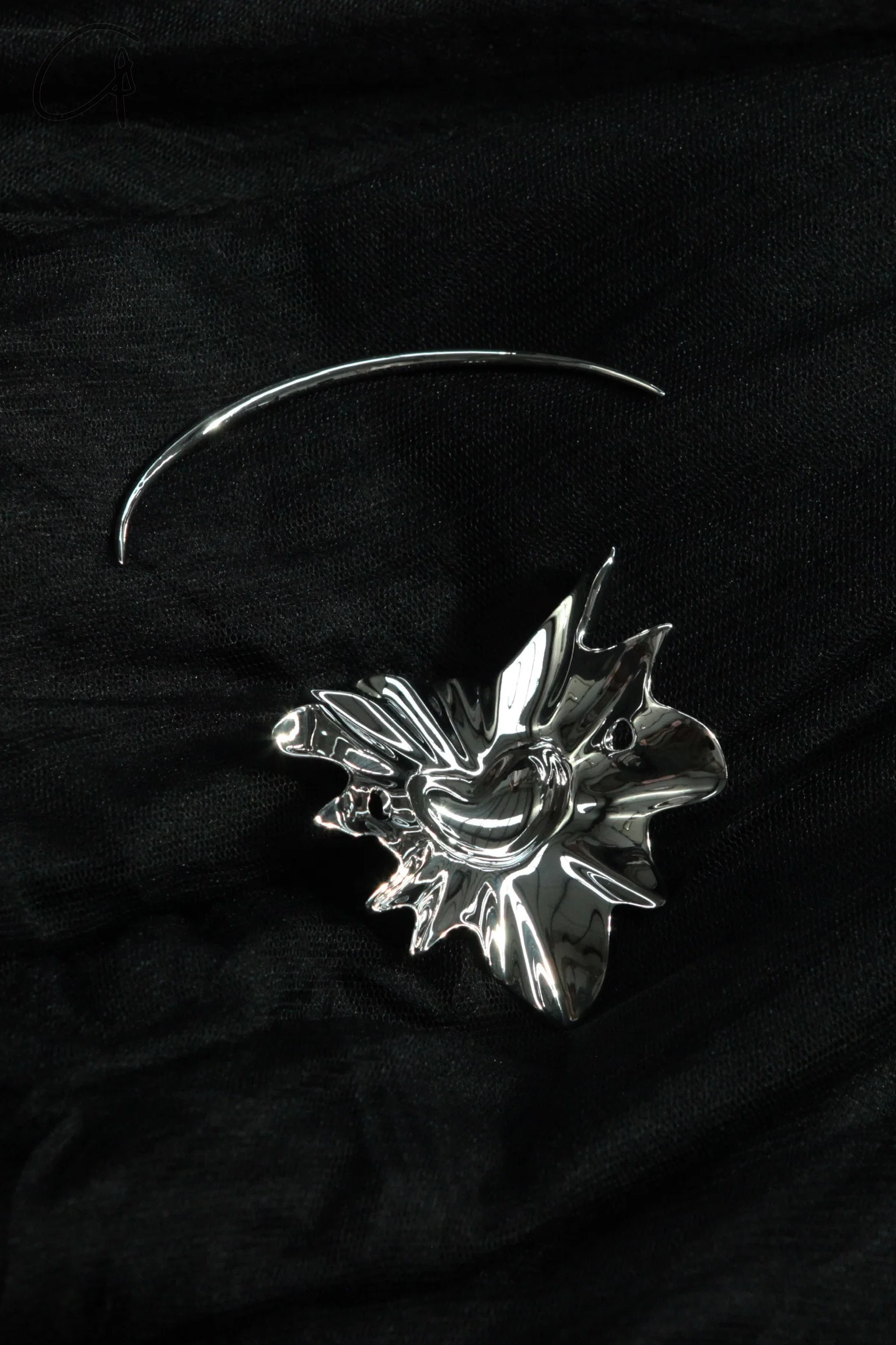 YVMIN ElectricGirl Heart-shaped hairpin with ripples and flashing 21637 - Image 3